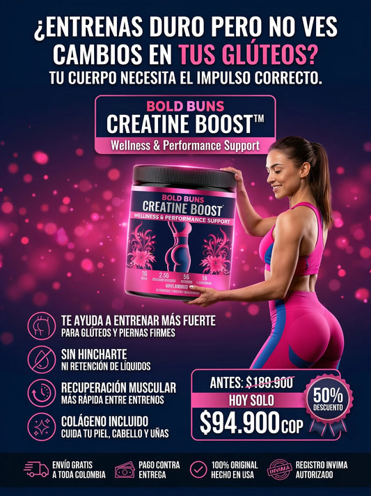 CREATINA BOOST BOLD BUNS